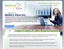 Tablet Screenshot of metricsview.com